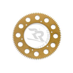 CORONA IN ALLUMINIO 219-66T - ANODIZZATA ORO                     - LEGA DI ALLUMINIO      - PESO NETTO: 112gr