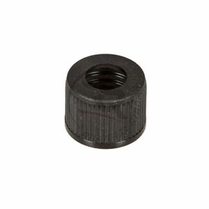Tappo in plastica, forato per il passaggio del pescante. 