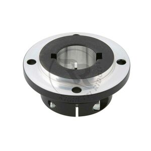 Portadisco 4 Fori D.30mm in Alluminio Anodizzato Nero