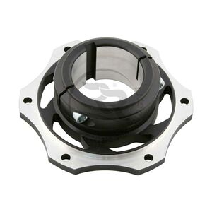 Portadisco D.50mm in Alluminio Anodizzato Nero