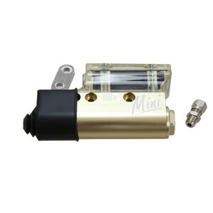 Pompa Freno Minikart in Alluminio Magnesio, Vaschetta Trasparente
