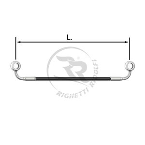 TUBO INOX 6mm -L/L- NERO L.12cm.