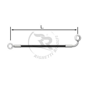 TUBO INOX 6mm -O/L- NERO L.12cm.