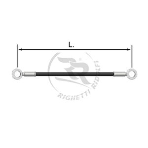 TUBO INOX 6mm -O/O- NERO L.12cm.