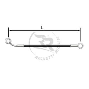 TUBO INOX 6mm -T/O- NERO L.12cm.