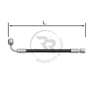 TUBO INOX 8mm -C/I- NERO L.141cm.