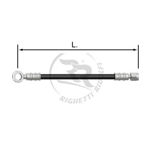 TUBO INOX 8mm -O/I- NERO L.138cm.