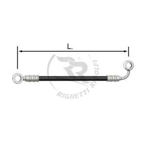 TUBO INOX 8mm -O/L- NERO L.89cm.