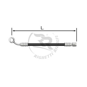 TUBO INOX 8mm -T/I- NERO L.86cm.