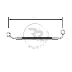 TUBO INOX 8mm -T/L- NERO L.54cm.