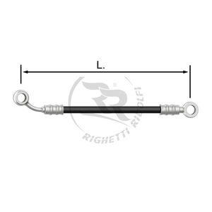 TUBO INOX 8mm -T/O- NERO L.127cm.