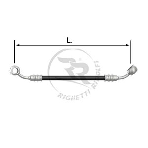 TUBO INOX 8mm -T/U- NERO L.23cm